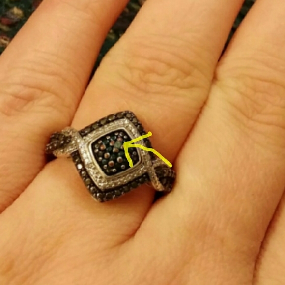 Blue Diamond ring - Picture 5 of 5